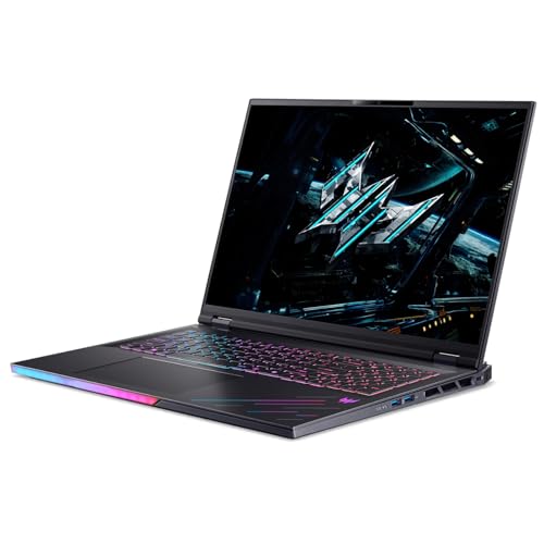 Image of ME2 Customized Laptop, Created Using Acer Predator Helios 18 AI AI Gaming Laptop 18 inch WQXGA (Intel Ultra 9-275HX, GeForce RTX 5080 16GB, 32GB /64GB DDR5, 1TB /2TB /4TB SSD, Win 11 Pro)