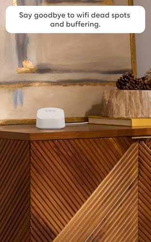 Image of Amazon eero 6+ mesh wifi system - Supports internet plans up to a Gigabit, Coverage up to 4,500 sq. ft., Connect 75+ devices, 3-pack