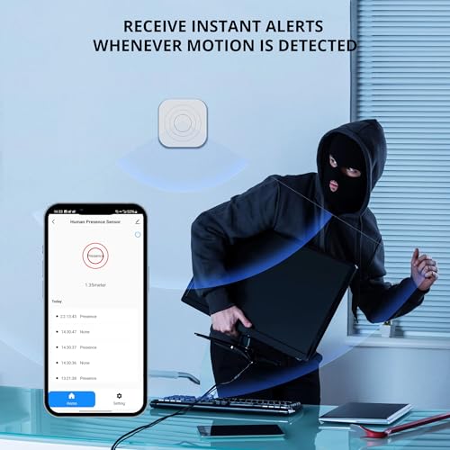 Image of Kerr Smart Sensor | Requires Tuya Zigbee 3.0 Hub, Intruder Alarm, Trigger Functions, Supports Alexa & Google Home Assistant. (Human Presence Zigbee)
