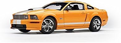 2008 Shelby GT, Orange w/ Silver stripes - Shelby Legend Series SC291OR - 1/18 Scale Diecast Model Toy Car