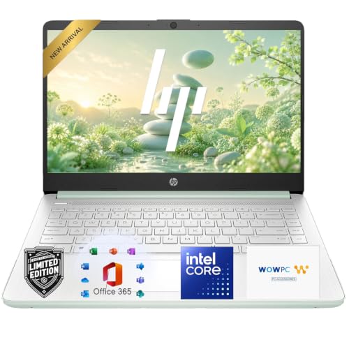 Image of HP 14 inch Laptop Computer, Intel N150 Processor, 4GB DDR5 RAM, 128GB SSD, 1TB Cloud Storage, Back to School Limited Edition, Windows 11 with Microsoft 365