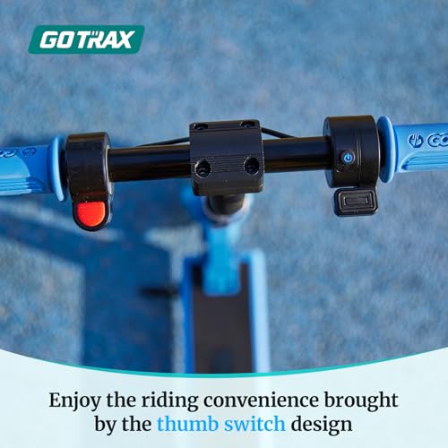 image for Gotrax GKS Lumios Electric Scooter for Kids 6-12, Thumb Button Control