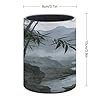 Rainy And Misty Return of The Boat Pen Holder for Desk Round Pencil Holder Makeup Organizer Remote Control Holder Desktop Stationary Organizer for Home Office Supplies Art Supply(3.1 X 3.9 Inches) #1