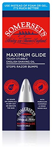 Somersets Men's Tough Stubble Shave Oil