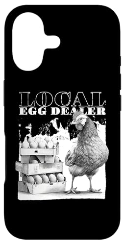 Carcasa para iPhone 17 Local Egg Dealer Chickens Funny Bleached Chicken Eggs Farmer