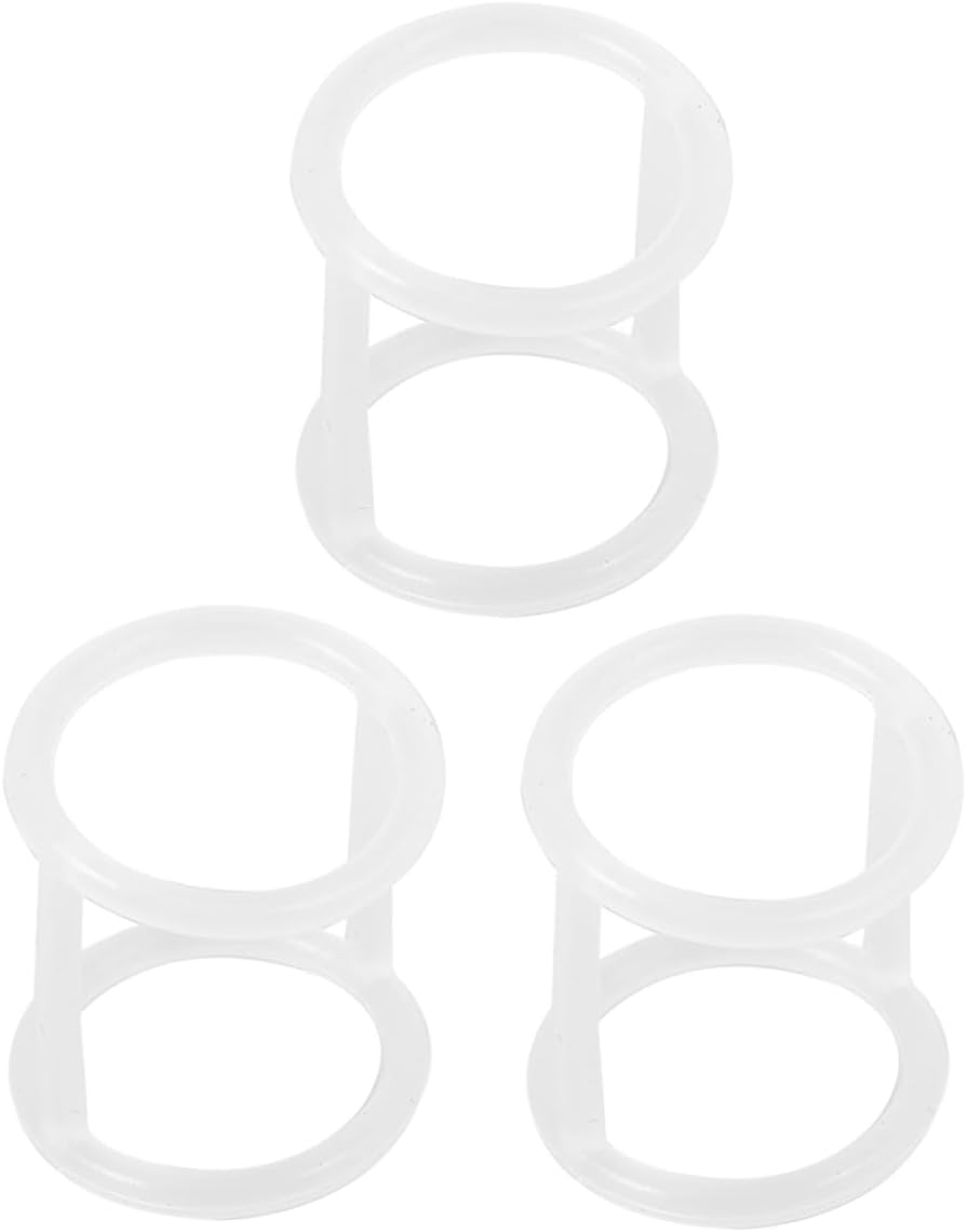 Silicone Ice Cream Machine Seal Rings 3pcs Replacement Parts