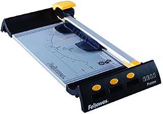 Fellowes Gamma A3 Heavy Use Rotary Trimmer, Black, Silver, Yellow