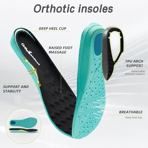 OrthoComfoot Women's Orthopedic Wide Winter Slippers for Diabetic: Comfortable Arch Support Flat Feet Plantar Fasciitis Leather Dress Shoes, Cushion Casual Warm Orthotic Foot Heel Pain Walking Shoes4