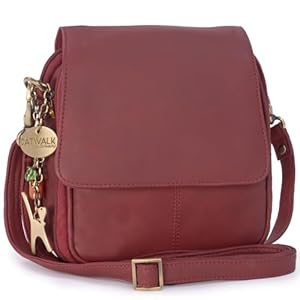 Damen Leder Umhängetasche – Crossbody Bag/Handtasche Klein – Verstellbarer Abnehmbarer Gurt – TEAGAN