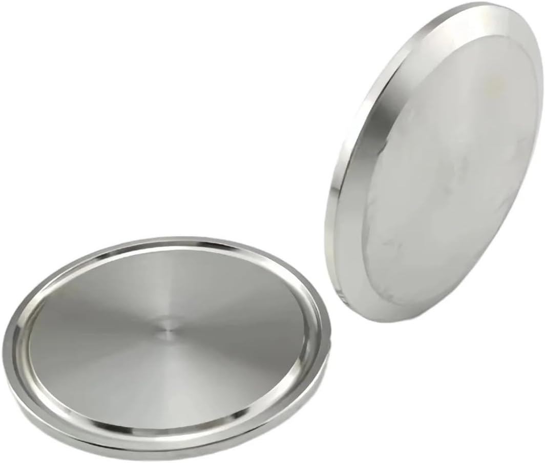 1Pcs 3/4" 1.5" 2" 2.5"Tri Clamp OD 25.4 34 50.5 64 77.5mm Stainless Steel SS304 316L TC Blind Cover Tri Clamp Ferrule Flange(SUS304,50.5mm Flange OD)