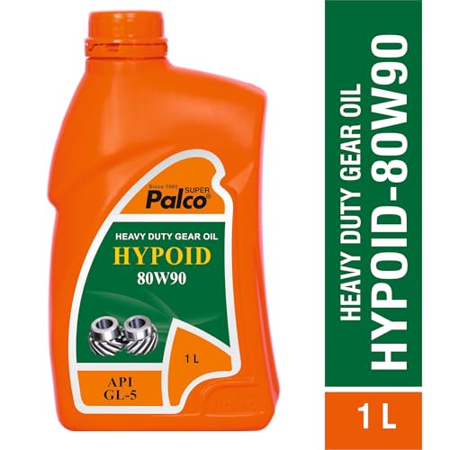 Image of PALCO Hypoid 80W90 Heavy Duty Gear Oil 1 Litre (Pack of 1), API GL-5 Gear Oil for Car and Commercial Vehicles, Manual Gearbox & Axles, High Load Protection & Smooth Shifting