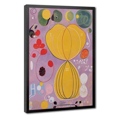 Cadre à suspendre Hilma Af Klint Group IV poster toile pour habiller un mur vide proprement 30x45