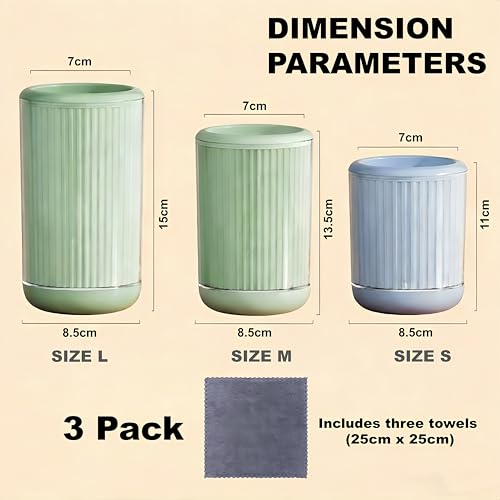 Dog Paw Cleaner for Dogs, Pet Paw Cleaner with 3 Absorbent Towels, Dog Foot Cleaning Machine Size S - Image 5