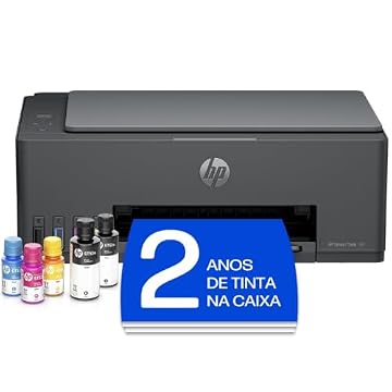 Impressora Multifuncional HP Smart Tank 581 Tanque de Tinta Colorida Wi-Fi com autorreparo, USB - Impressora, Copiadora e Scanner Cor: Cinza Chumbo (4A8D5A)