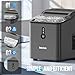INOVIVA Nugget Ice Maker Countertop – 6 Mins Fast Ice Production, FLASHCHILL™, 26.5 LBS/Day, Self-Cleaning, Compact Portable Design, Ideal for Home, Office & Parties