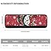 NETILGEN Christmas Decor Refrigerator Door Handle Covers Set of 2, Kitchen Appliance Non Slip Fridge Dishwashers Microwave Door Handle Covers Cute Snowman Print