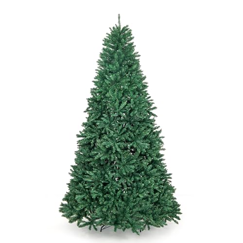 COSTWAY Albero di Natale 180/225/275 cm, Albero di Natale Artificiale