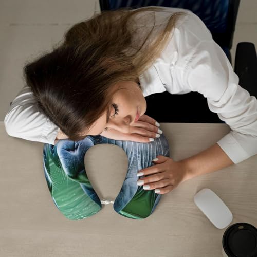 Almohada de Viaje de Espuma Viscoelástica Negra miniatura 7