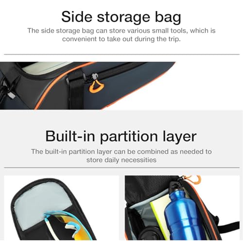 Saddlebag de vélos étanche extensible pour cyclisme de route - 6