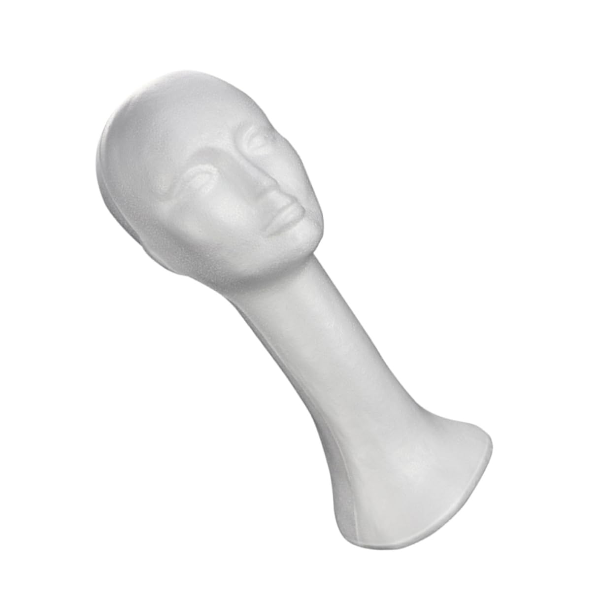 Ipetboom Smooth and Durable Foam Wig Display Rack Head Model for Hat Scarf Mannequin Head Holder