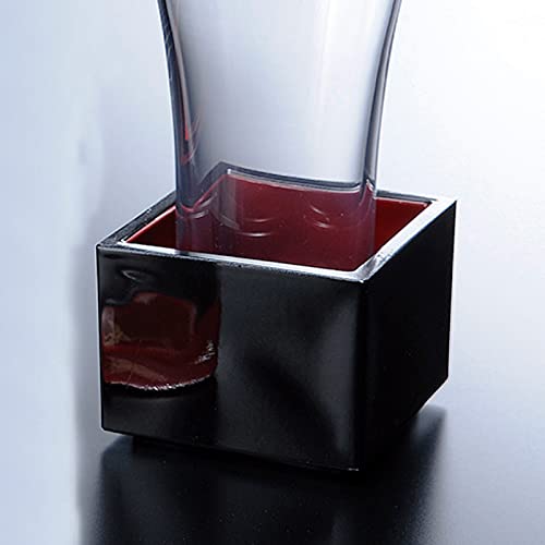 みよし漆器本舗 紀州塗り ぬりもん 一口グラス マスセット 黒