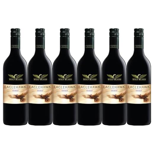 6x Eaglehawk Shiraz 2021 - Wolf Blass - Eaglehawk, South Australia - Rotwein