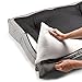 HUNTER Lancaster Hundebett, gesteppt, gemustert, weich gepolstert, 100 x 70 cm, grau