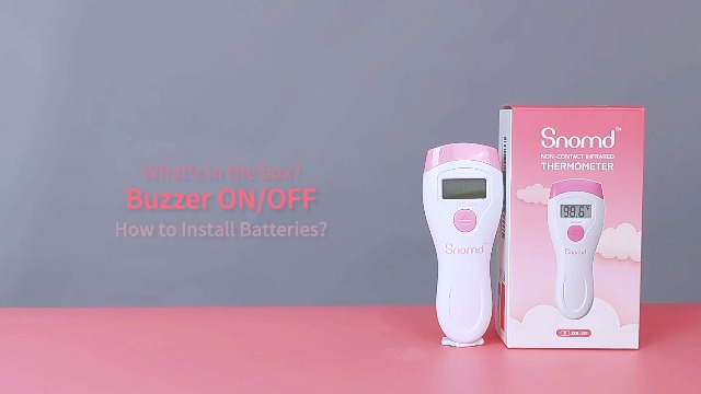 Image of Non-Touch Forehead Thermometer, Digital 2-in-1 Infrared Thermometer for Adults, Kids, and Babies with Fever Alarm, Instant Reading, Medical-Grade Accuracy
