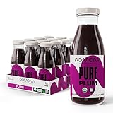 Pomona Organic Plum Juice (Pack of 12), Cold Pressed USDA Organic Juices, 100%...