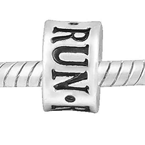 European Run Charm Bead Spacer for Snake Chain Charm Bracelet