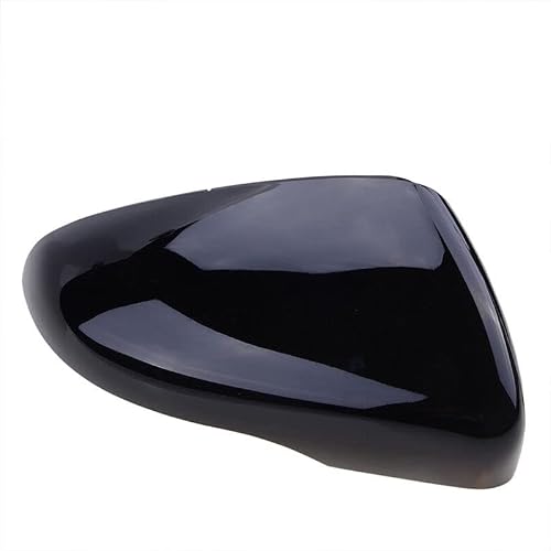 Image of LT2CP Wing Mirror Cover Cap for VW Golf MK6 (2009-2013), Touran (2010-2014) - Right Hand Side (Driver O/S) - Black Gloss - Ready to Fit