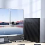 Center Screen/Middle Screen Webcam Mount, Position Webcam Anywhere on Monitor, Compatible with Logitech MX Brio, C920x, C922, C930 Webcams