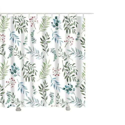 Rideau de douche tropical pour rafraîchir votre salle de bain végétale