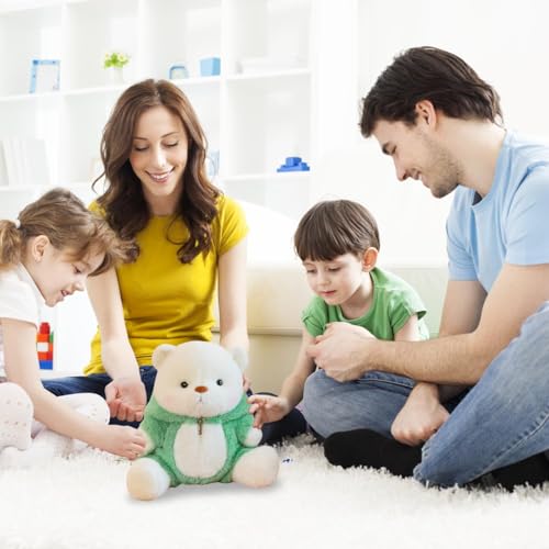Plüschtier Teddybär mit Dinosaurier Kostüm, 30cm Teddybär, Teddy Plüschtier, Plüschtier Stofftier Teddy, Teddybär Plüschtier, Kuscheltier Bär, Geschenke für Geburtstag, Weihnachten, Valentinstag