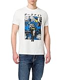 Camiseta de manga corta Springfield Camiseta Batman, Marfil, M para Hombre
