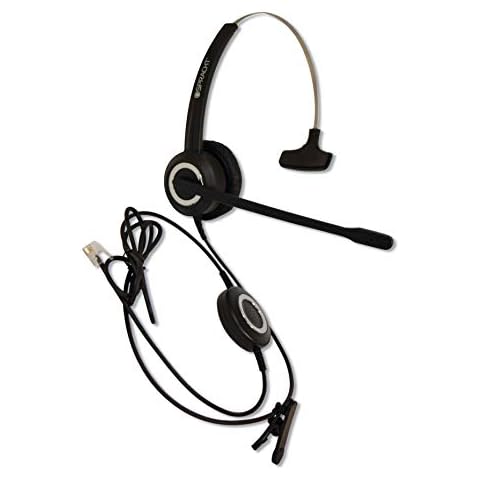 Spracht Zum RJ9 Single Ear Wired Headset for Desktop Phones | Universal Telephone Headsets for Office Phones | Works with Polycom Digium Nortel Yealink Avaya Grandstream Landline Phones (Single-Ear) Cover