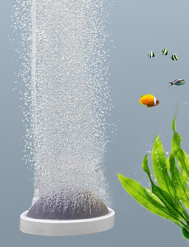 boxtech Aquarium Pierre a Air, Diffuseur d'air pour Aquariophilie, pour Silencieux Diffuseur Oxygène pour Poissons, crevettes et Plantes hydroponiques (100mm, Pompe à air Non Inclus)
