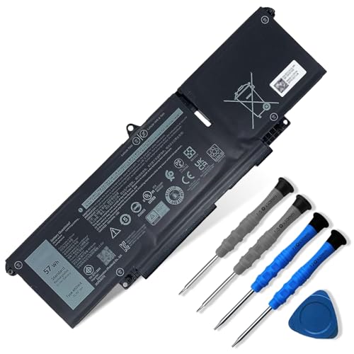 Image of 57Wh 66DWX Laptop Battery Replace for Dell Latitude 7340 7350 7440 7450 7640 7650 Series WW8N8 086D0Y 86D0Y 00HYH8 0HYH8 11.4V 4878mAh