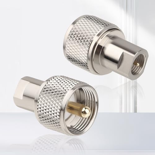 Adaptador Conector FME Macho a UHF PL-259 Macho 2 piezas miniatura 4