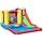 Bounceland Jump and Splash Adventure Bounce House or Water Slide All in one, Large Pool, Fun Bouncing Area with Basketball Hoop, Long Slide with Climbing Wall, UL Certified Blower Included
