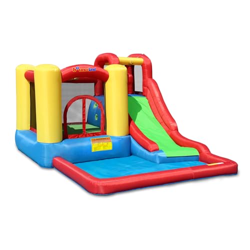 Product Image of the Bounceland Jump and Splash Adventure Bounce House or Water Slide All in one...