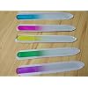 Premium Crystal Glass Nail Files Manicure Set, Professional Double Sided Pedicure Files - Best Glass Nail Files for Natural Nails - Mix Color - 5 Pieces