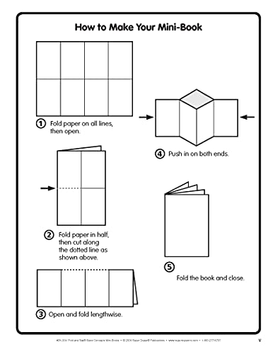Super Duper Publications | Fold And Say Basic Concepts Mini-Books: 108 Reproducible Basic Concepts Activity Books | Educational Resource For Children #TOP4