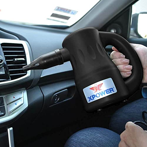 XPOWER A-2 Multi-Purpose Powered Air Duster (A-2 6-Pack, Black) - Thumbnail 4