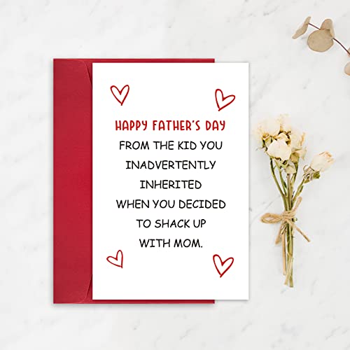 Ulbeelol Funny Stepdad Card, Humorous Father's Day Card For Step Dad, Interesting Card For Stepdad, Funny Fathers Day Card #TOP3