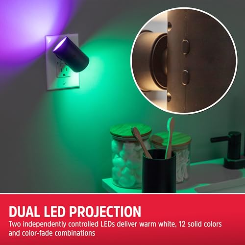 Energizer Night Light Plug in, Rotating, Dimmable, Color Changing by Energizer - Used condition - Image 5