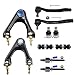 10 Pcs Suspension Kit-Front Upper Control Arm Front Lower Ball Joint Front Rear Sway Bar Inner Outer Tie Rod End Compatible with Honda Accord 1994-1997 Compatible with Honda Odyssey 1995-1997