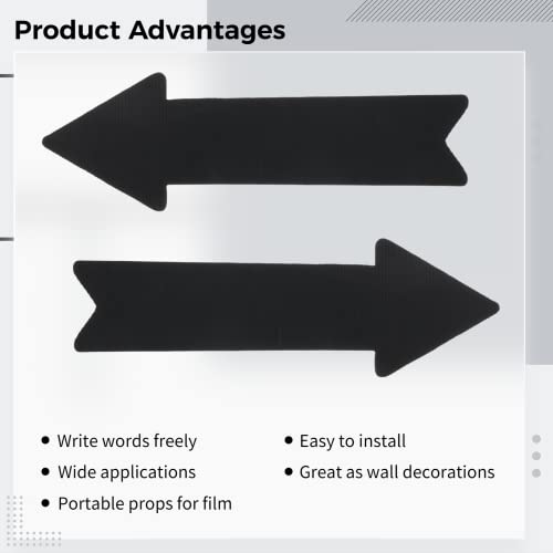 Blank Arrow Signs With Stakes, Double-Sided White And Black Arrow Signs, 6 Packs Wedding Directional Writable Yard Signs, Arrow Yard Signs For Birthday Parties #TOP3