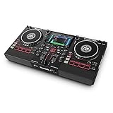 Numark Mixstream Pro+ Controladora DJ Autónomo, Amazon Music Streaming, Mesa Dj, Pantalla Táctil, Wifi, Altavoces, Funciona con Serato & Virtual DJ