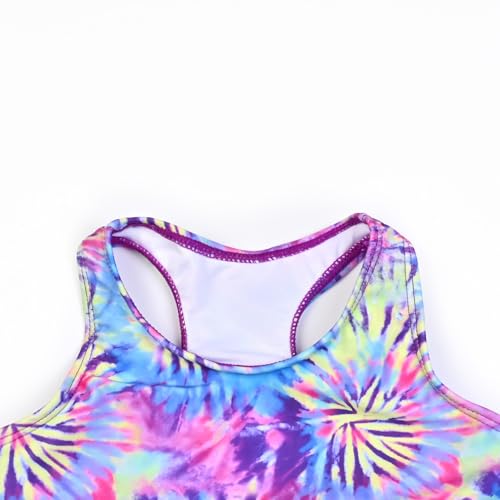 Perfashion Girls' Two-Piece Swimsuits Tankini Sets Swimwear Bathing Suit Beach Sport3